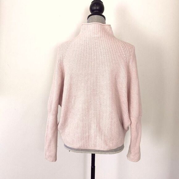 Club Monaco Cashmere Powder Pink Cowl Neck Sweater sz S/P - Picture 5 of 15